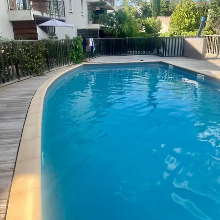 T1 Rez De Chaussee Terrasse Piscine Lägenhet